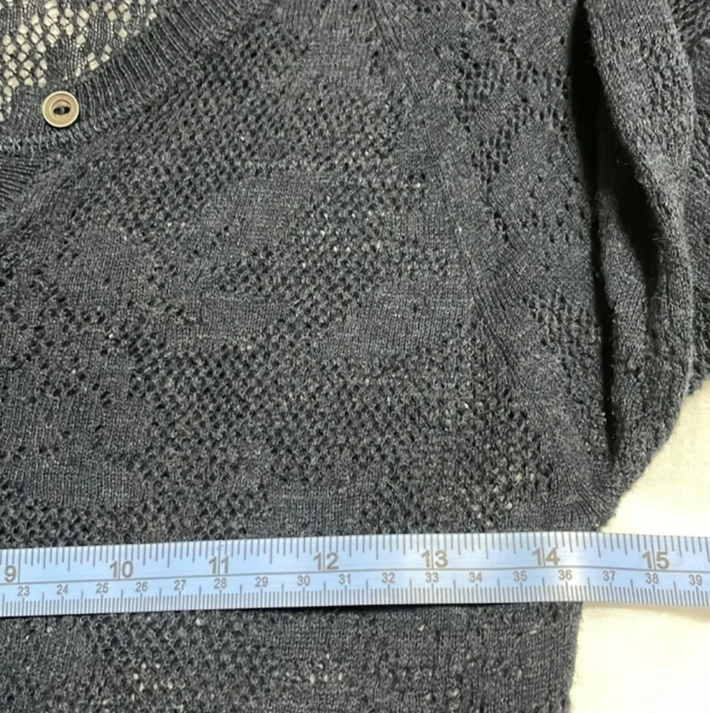 Aeropostale Open Knit Lace Sweater Small
